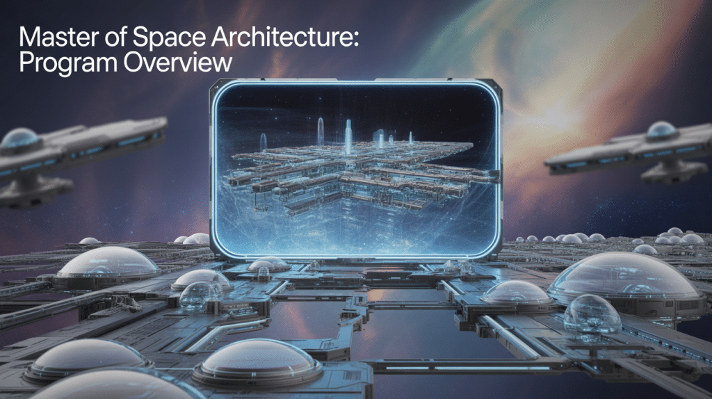 Master Of Space Architecture: Program Overview Sit Search Master Of Space Architecture